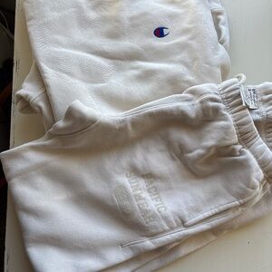 Champion sweat suit set